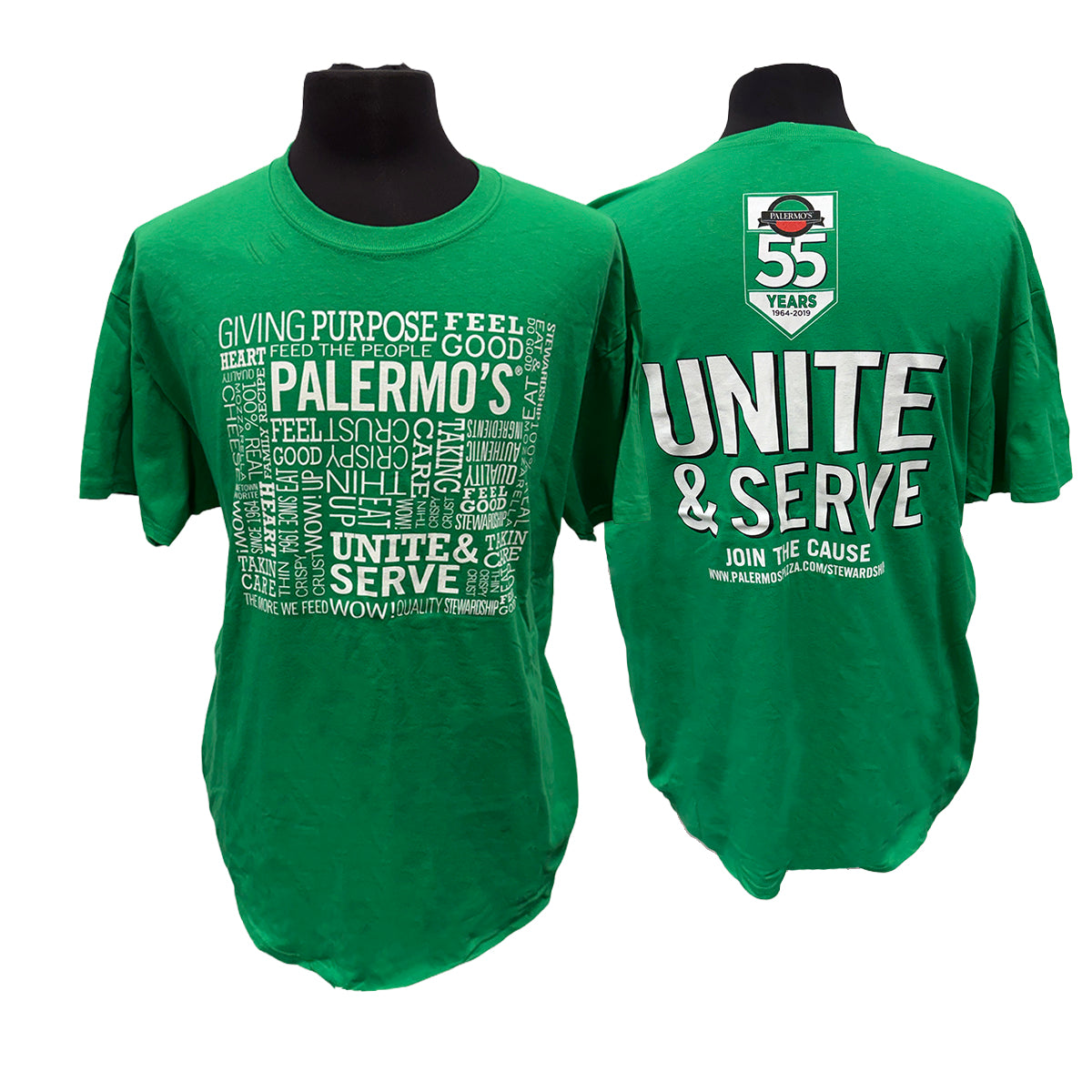 Palermo's 55 Years - Green Tshirt