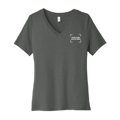 BELLA+CANVAS Women's Relaxed Jersey Short Sleeve V-Neck Tee